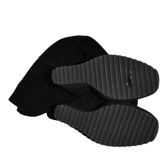 $950 Pedro Garcia OVER THE KNEE TALL BOOT Platform Black Suede 38.5 (MG27) RARE! - Picture 7 of 8